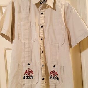 Howler BROS Guayabera Short Sleeve Shirt (Medium)